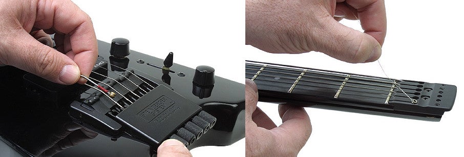 Chevalet Fixe à 6 Cordes Pour Guitare électrique Sans Tête – Noir, Avec Kit De Montage Complet