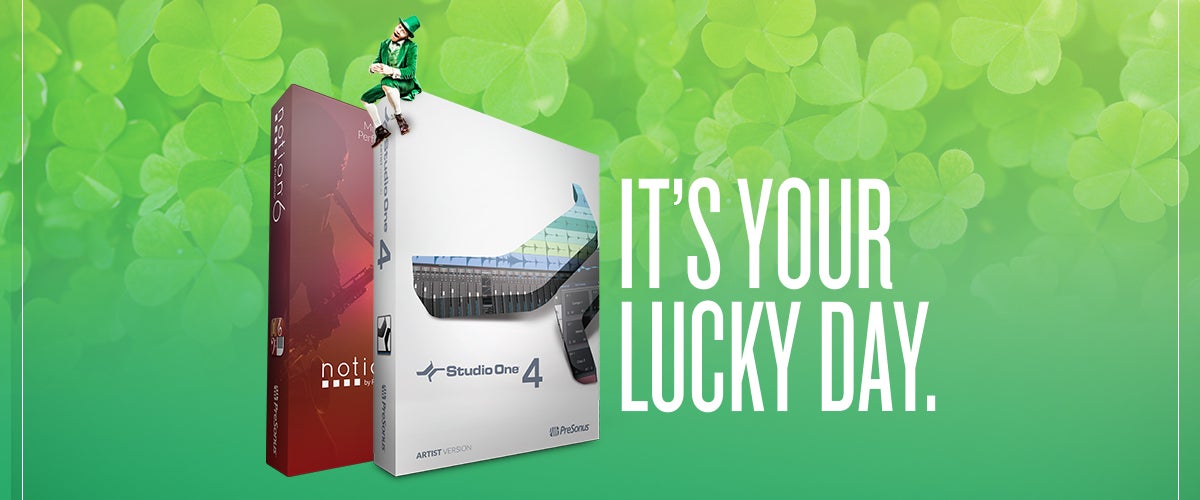 Presonus pakt uit met St. Patrick's Day week!