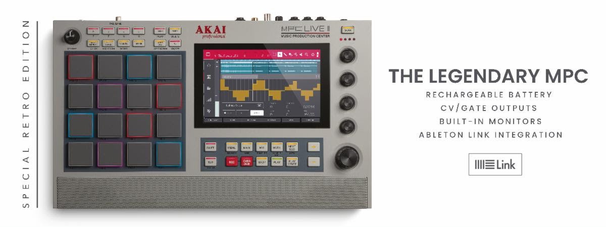 Nouveauté : Akai Professional MPC Live II Retro Edition !
