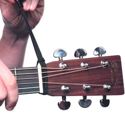 Ma guitare acoustique ne possède qu'un seul / aucun attache-courroie. Que faire ?