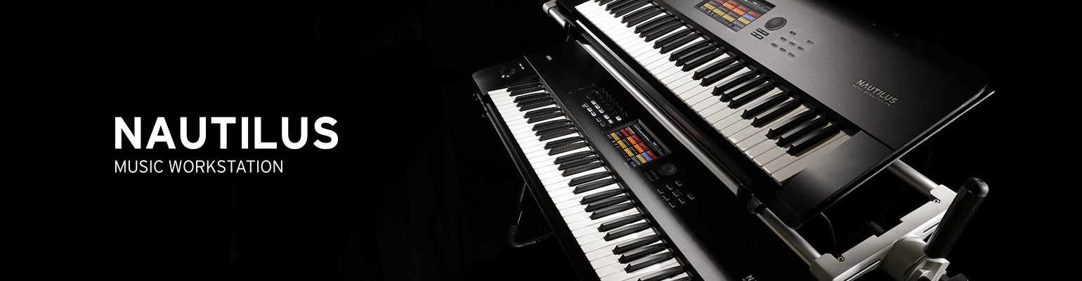 Korg Nautilus, drie gloednieuwe workstations! Korg Nautilus : trois nouveaux claviers workstation